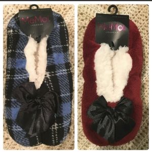 Set of 2 Memoi Slippers Sz 6-7.5